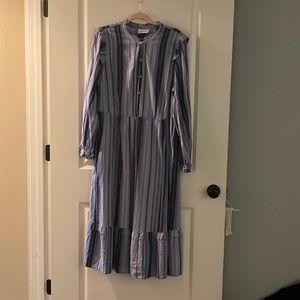 NWOT*Navy/Blue Stripes Dress